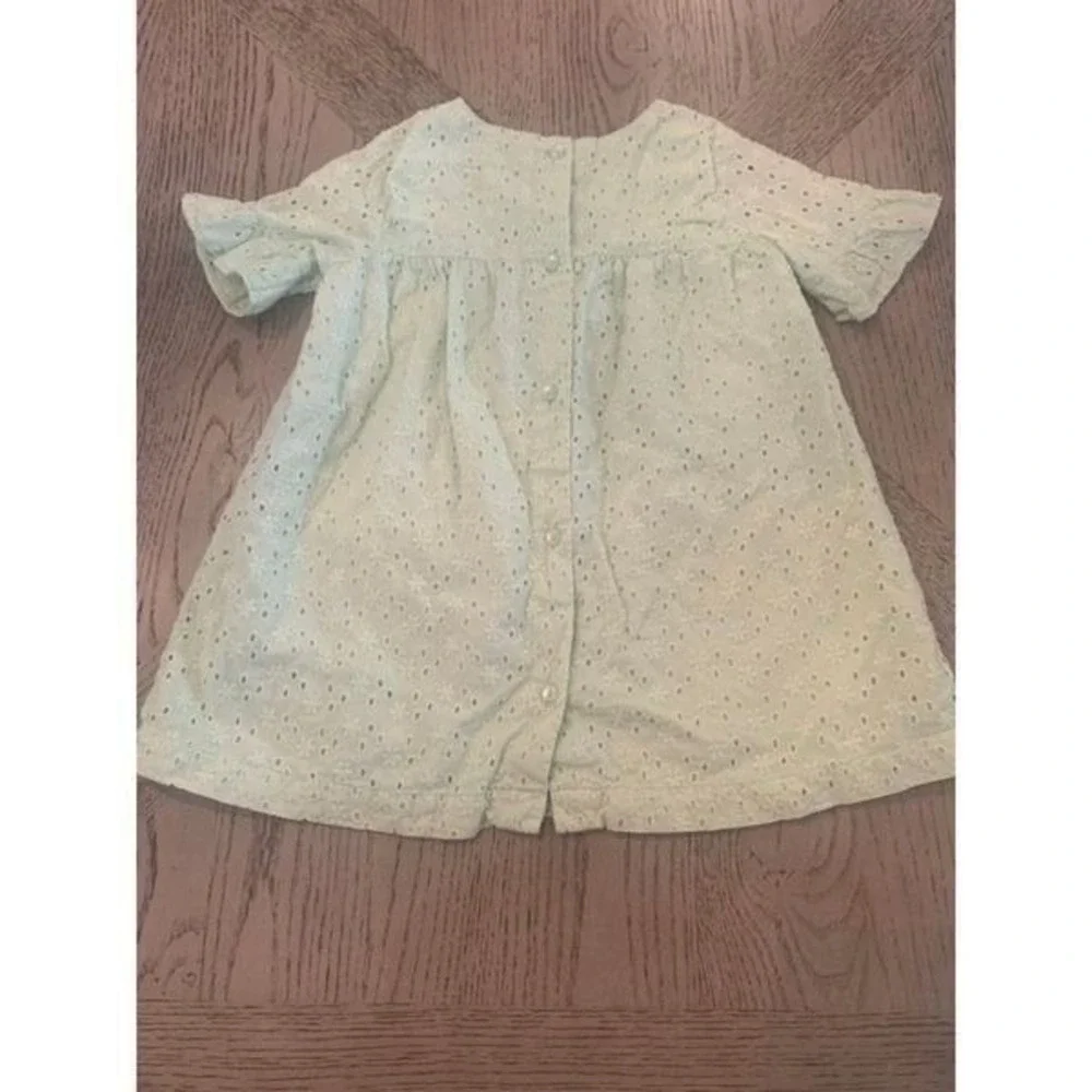 Gymboree Green Eyelet Dress